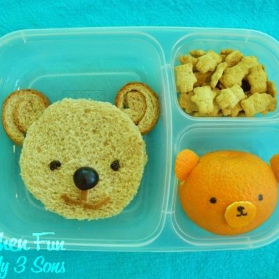 Bento Teddy熊午餐给孩子们！