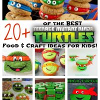 超过20个最佳的青少年突变忍者龟儿童食品和工艺创意！Kitchenfunwithmy3sons.com