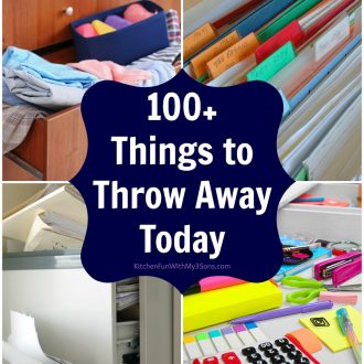 今天要扔掉100多件事！
