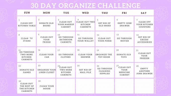 30天的组织挑战