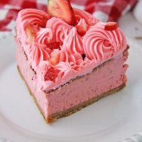 草莓空气炸芝士蛋糕