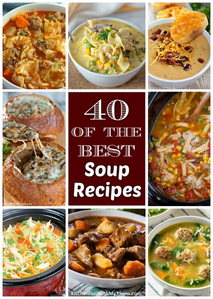 40种最好的汤食谱manbetx3.0网页版