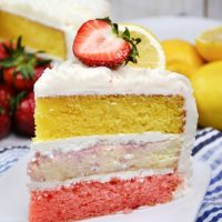 草莓柠檬芝士蛋糕蛋糕