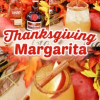 这个感恩节玛格丽塔酒食谱非常适合秋季和感恩节。它充满了梨，苹果和橙色的口味。#manbetx3.0网页版recipes #drinks