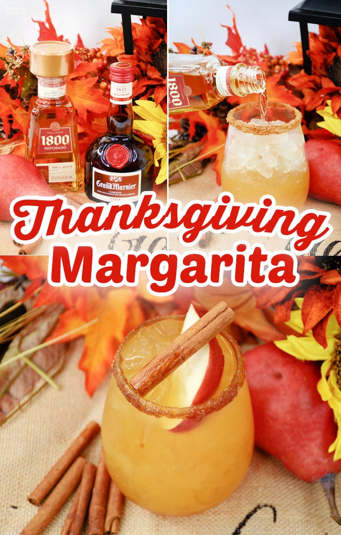 这种收获的玛格丽塔酒食谱非常适合秋季和感恩节。它充满了梨，苹果和橙色的口味。#manbetx3.0网页版recipes #drinks