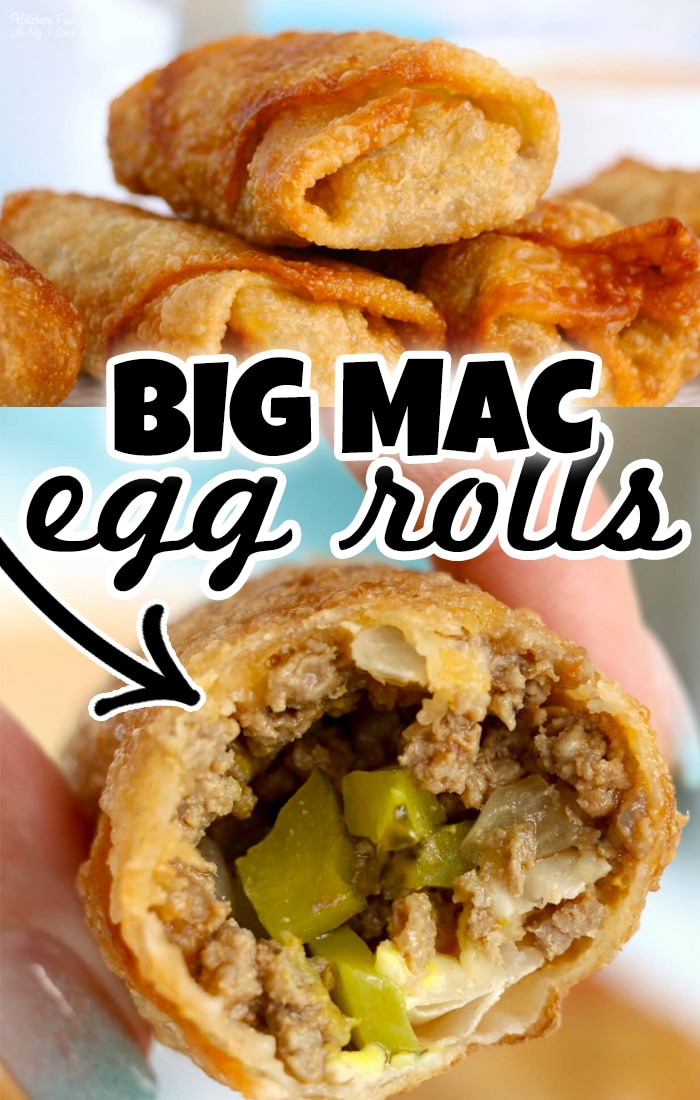 大型MAC蛋卷塞满了经验丰富的碎牛肉，调味品，蔬菜裹在脆脆和脆皮蛋卷包装。