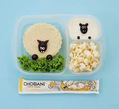 与Chobani的绵羊Bento午餐！